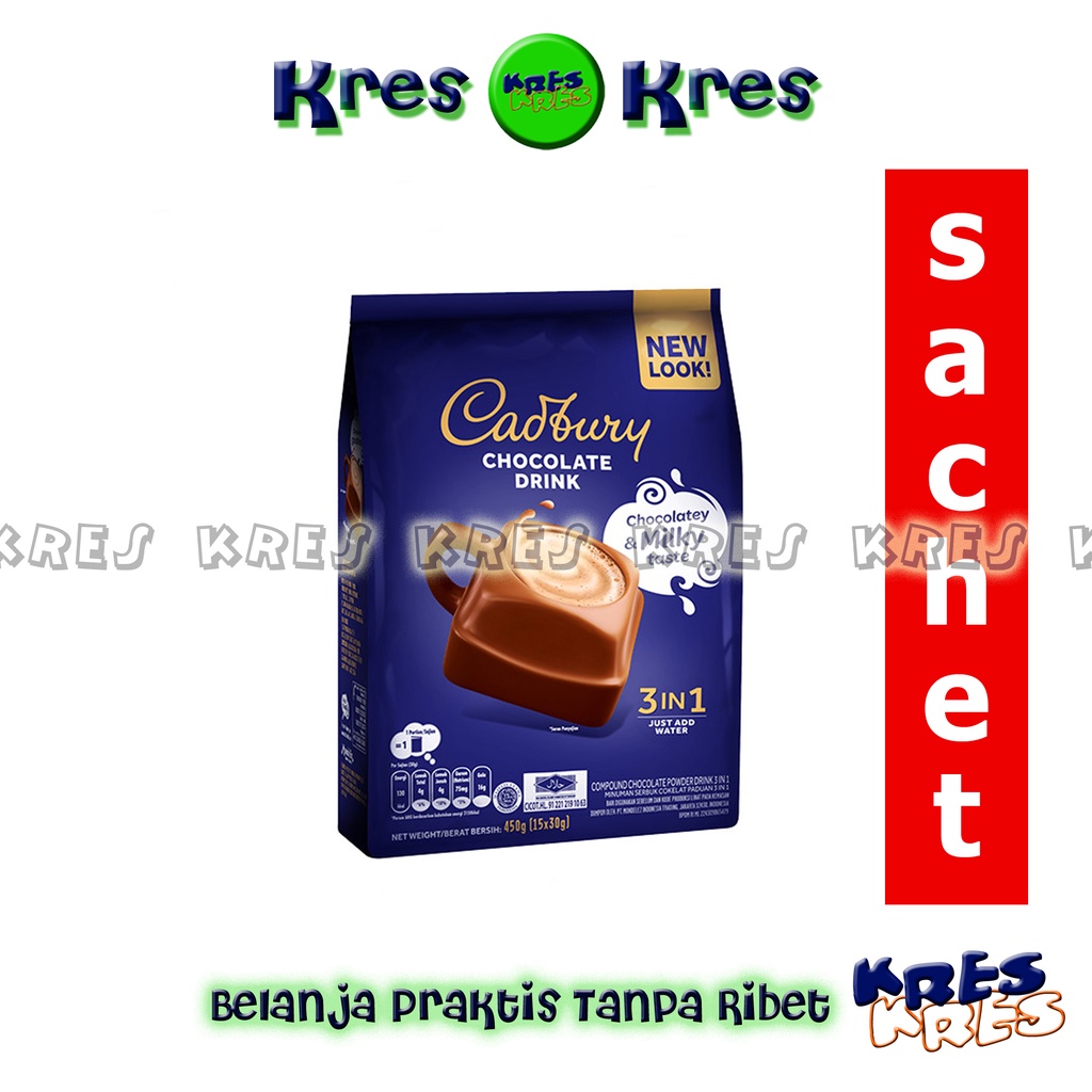 

Mondelez Cadbury 3in1 Hot Chocolate Drink ECER SACHET