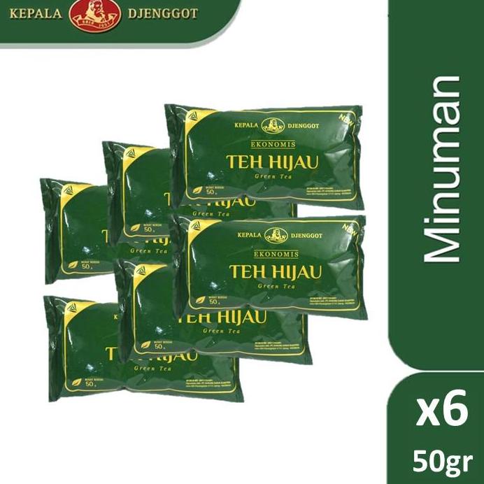 

W86 Teh Hijau Kepala Djenggot Sachet 50 gr x 6 Pcs BELANJA MURMER ↴