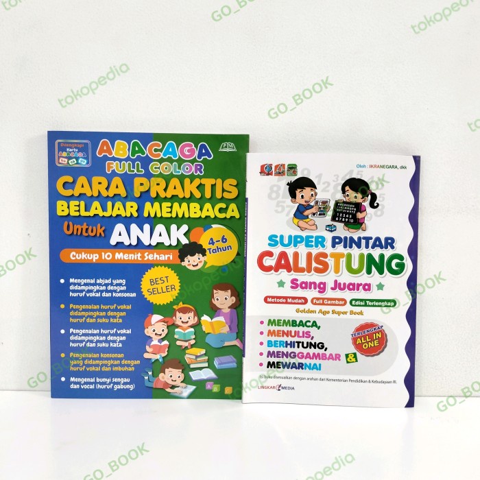 

Paket 2 Buku Abacaga - Super Pintar Calistung