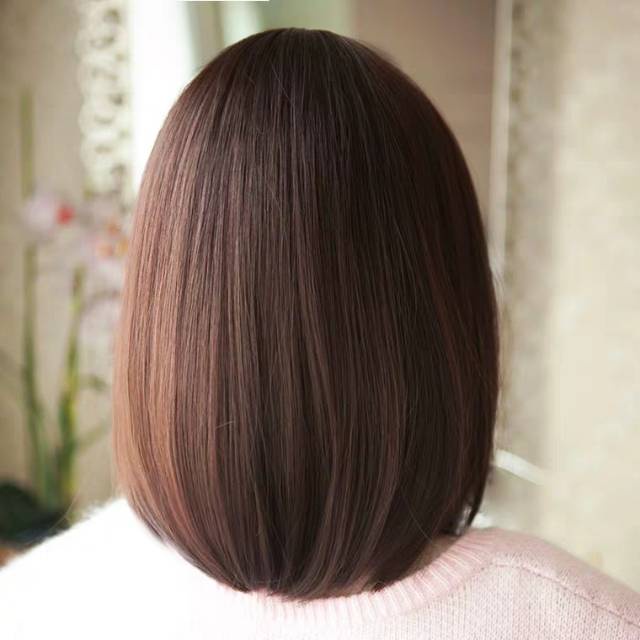 Wig bob sebahu poni ke depan /poni ke samping (VHJKT)