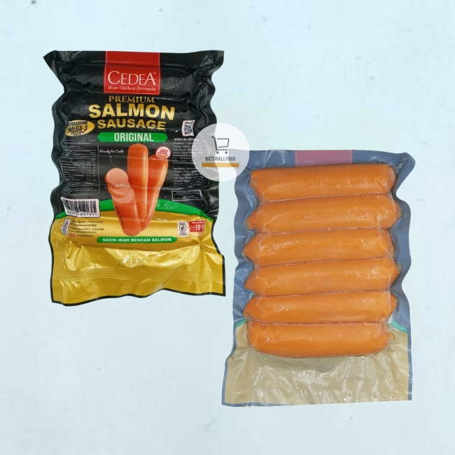 Cedea Salmon Sausage 390gram Sosis Salmon