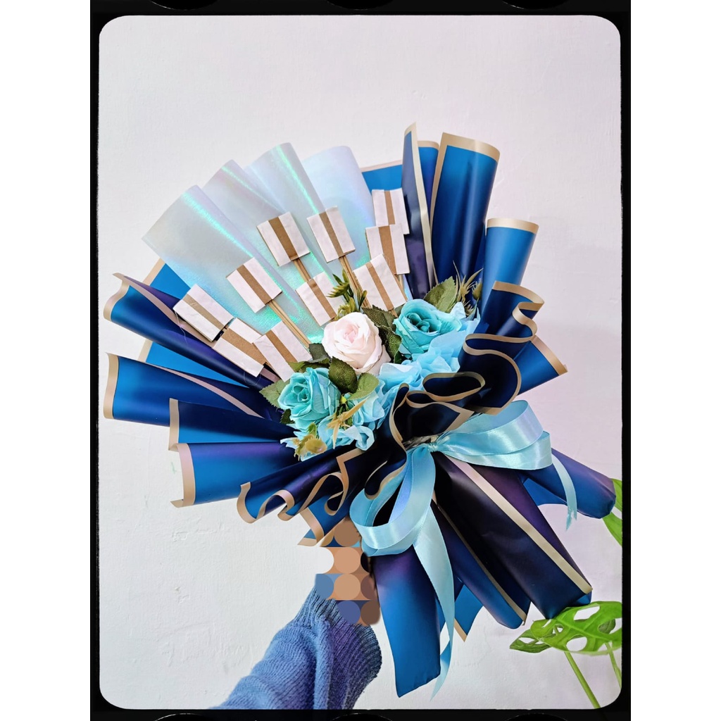 KERANGKA ROKO BOUQUET - BUKET ROKO UNTUK HADIAH WISUDA ULANG TAHUN PASANGAN PACAAR