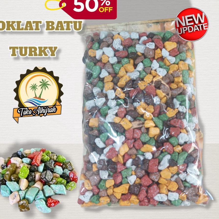 

♥ Coklat / cokelat batu krikil saudi / turky 1kg ○
