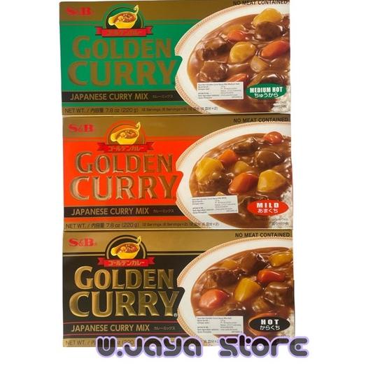 

♪ SnB Golden Curry Sauce Mix- Bumbu Saus Kari 220gr Jepang ✭