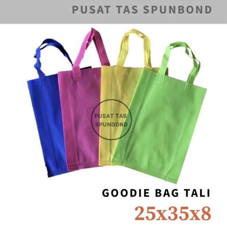 

F29 Tas Spunbond Tali 25x35x8 - 1 Lusin | Goodie Bag Spunbond GRATIS ONGKIR ➼