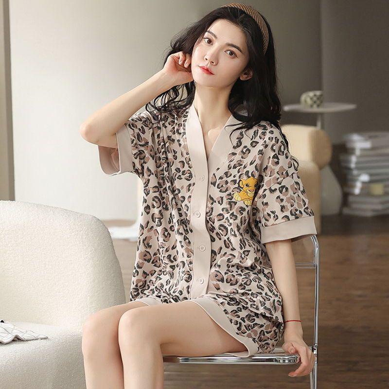 KAWAI BAJU TIDUR SETELAN PIYAMA HOTPANT HP KANCING SIZE M - XXL LUCU IMPORT