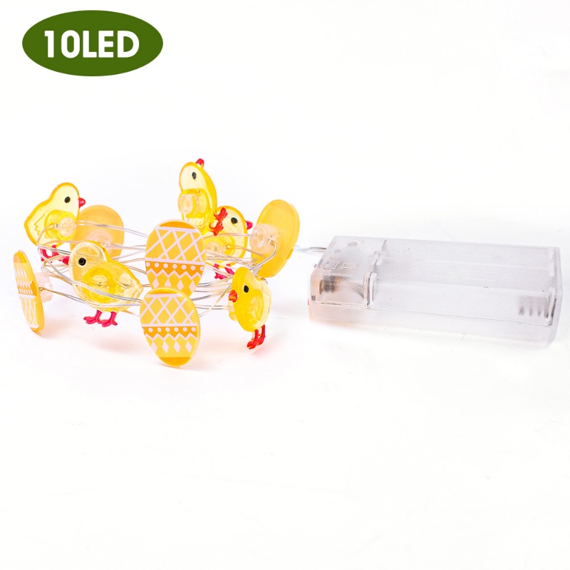 Easter Lampu String LED Dekorasi Untuk Rumah/Eggshell Shaped Chicken Fairy Light Supplies Happy Easter Hadiah Dekorasi Pesta