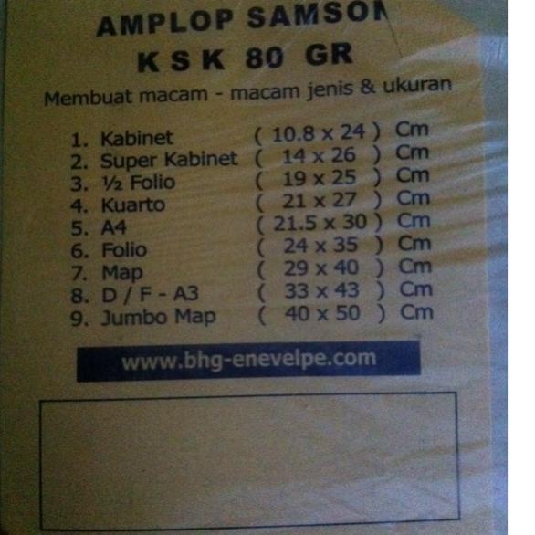 

Promo Terheboh Amplop Coklat Zibiz 1/2 Folio setengah F4 (19x25cm)