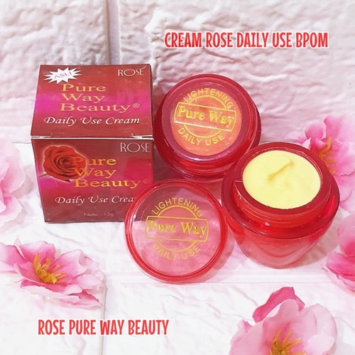 PURE WAY BEAUTY DAILY USE CREAM 15GR - DAILY USE CREAM PURE WAY BPOM