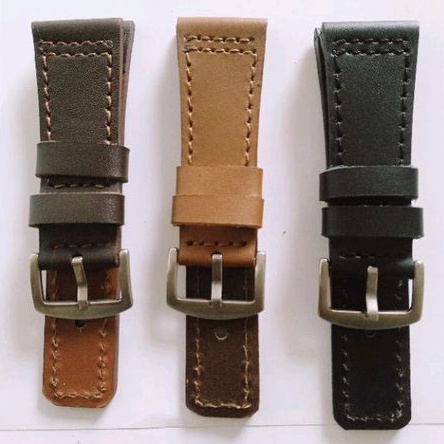 strap kulit handmade size 28mm