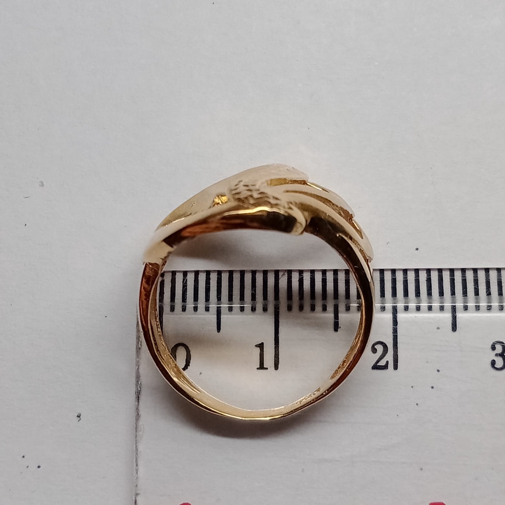 Cincin emas 17k - 4 gr kadar 750 - 4190