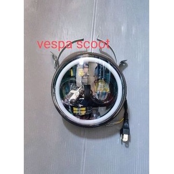 lampu depan vespa newpx daymaker headlamp vespa new px daymaker