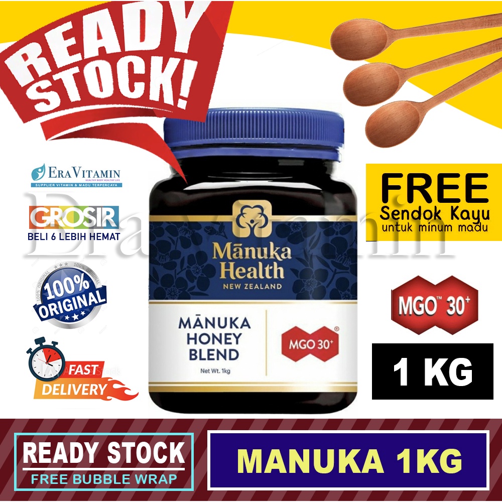 

MANUKA MGO 30+ (1000gr) 1kg Manuka Health madu Honey Blend