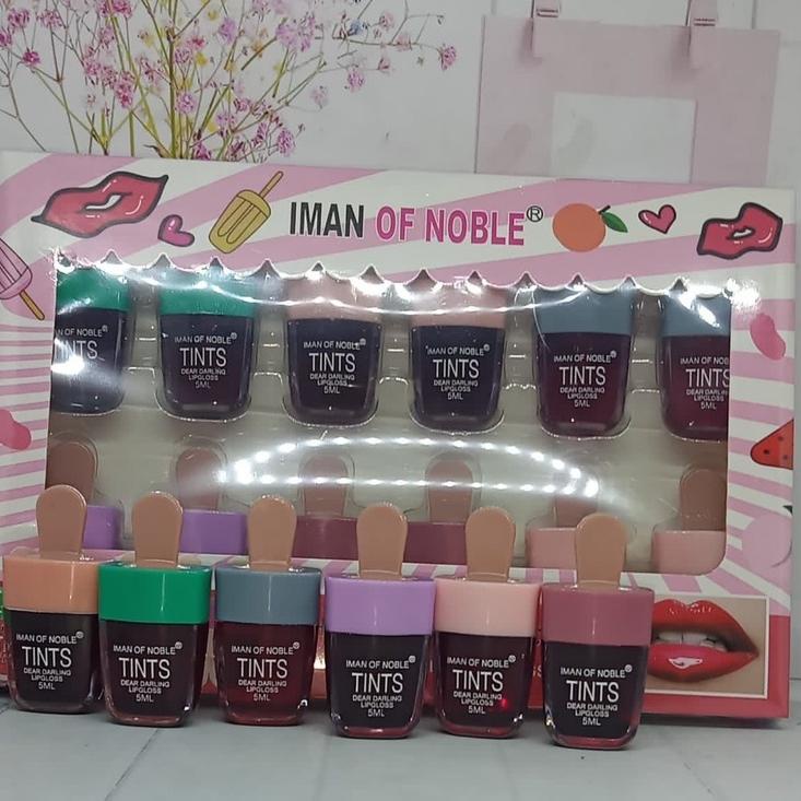 ◄ [LUSINAN] Liptint IMAN NOBLE Botol Ice Cream / SASIMI CANDY ♫