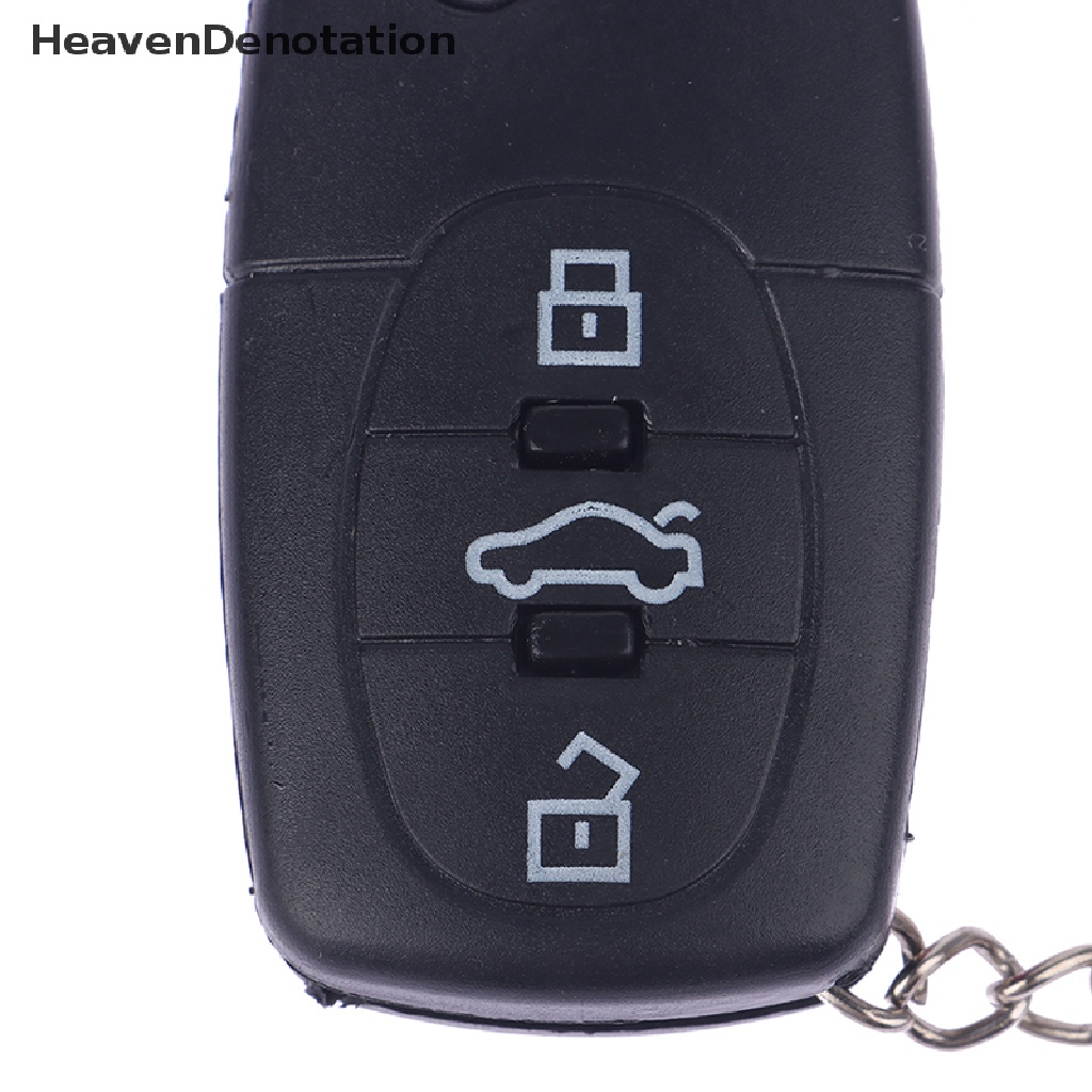 [HeavenDenotation] Shock Listrik Hitam Kunci Mobil Prank Mainan Keychain Lelucon Praktis Trik Lucu HDV