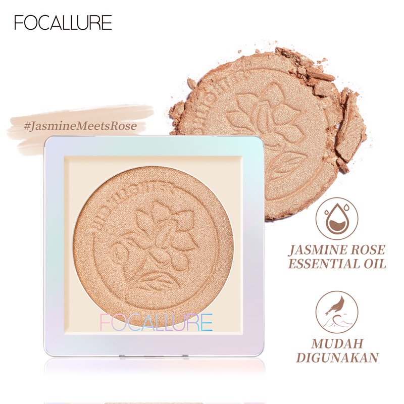 NIK - FOCALLURE Shimmering Skin Highlighter FA234 | Highlighter Pressed | Shimmering | BPOM ORIGINAL