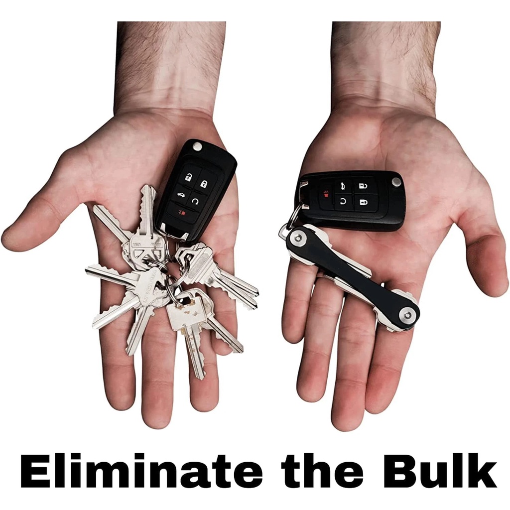 Klip Gantungan Kunci Mobil Kreatif Mini Portable Pemasangan Mudah Keys Organizer Mode Compact Key Chain Metal Clip Pribadi Gantungan Kunci Dekoratif