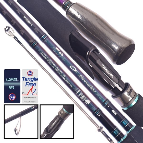 Joran Spinning Daiwa Emeraldas 86 ML Terbaik