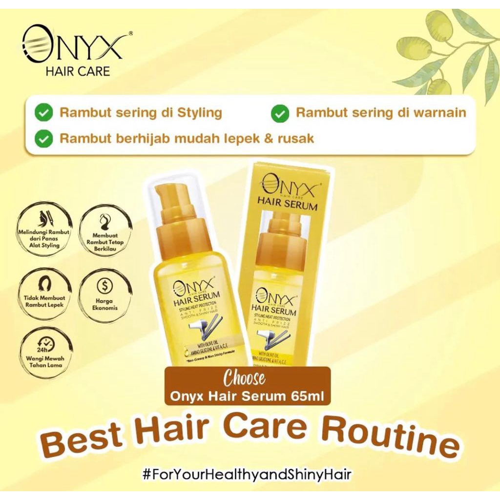 ★ BB ★ Onyx Hair Serum 65ml - Silky Keratin Spray 50ml  - Strengthening Hair Tonic 90ml