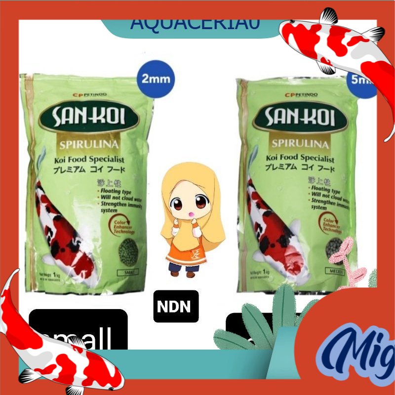 SANKOI SANKOI 1 KG pelet ikan koi san koi sp pakai ikan koi