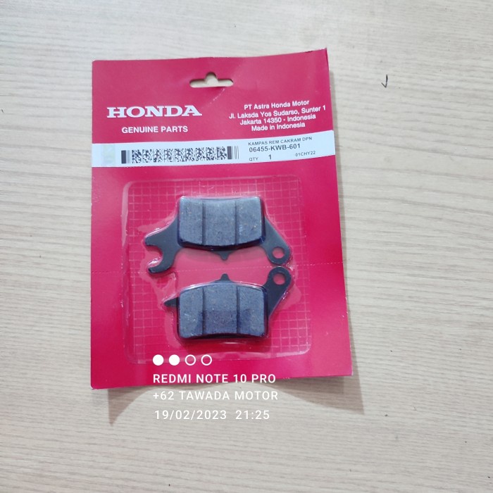 KANVAS REM HONDA SUPRA X125 HELMIN FI KYZ 2011-SEKARANG