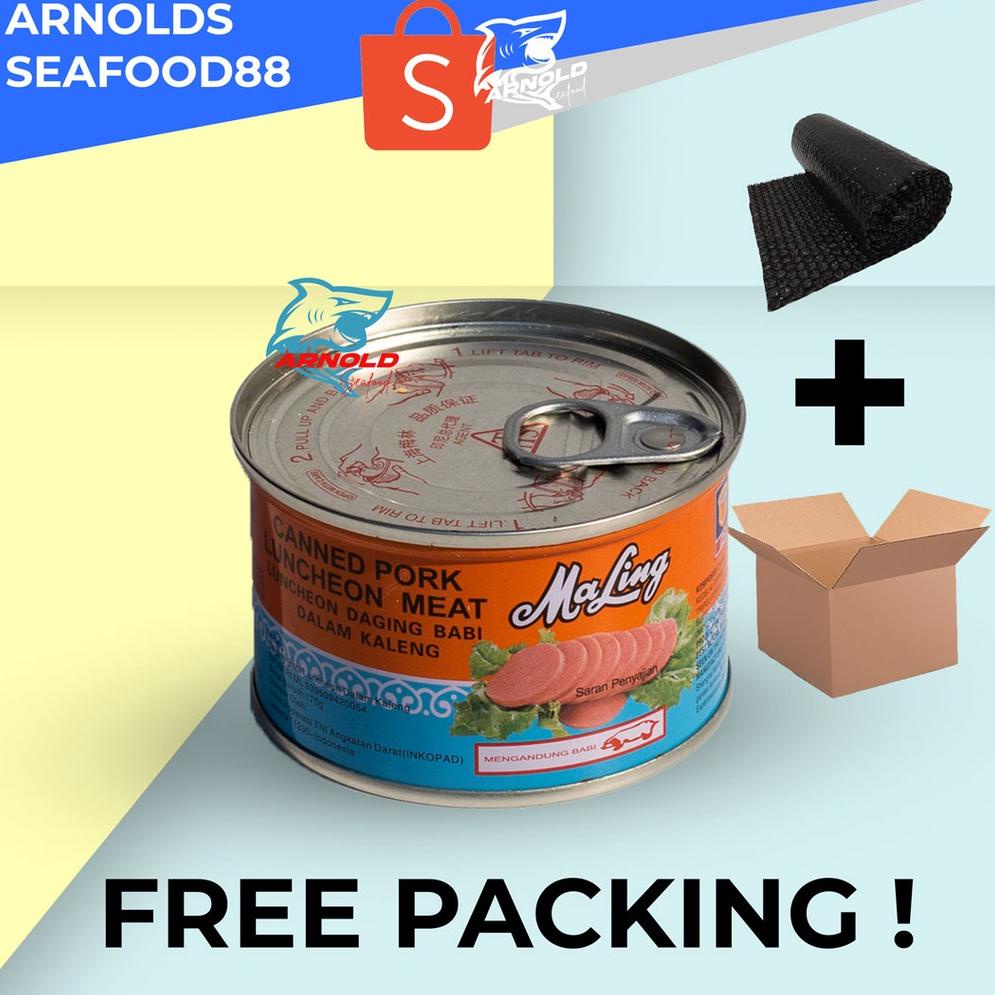 

2.2 SALE Maling Canned Pork Daging Babi Maling Luncheon Meat 397g TTS Brand / Maling TTS 397g Dapat di Percaya