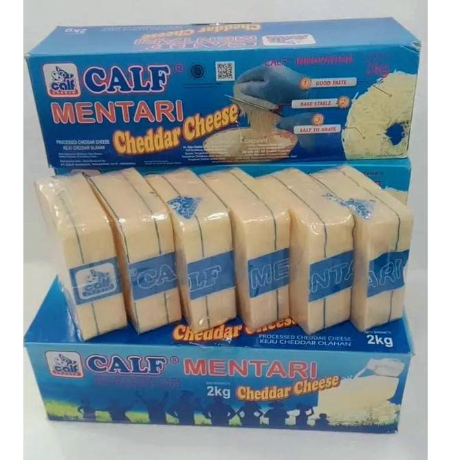 

✨ 7.7 Keju Calf Mentari Cheddar Potongan 245 - 255 gr