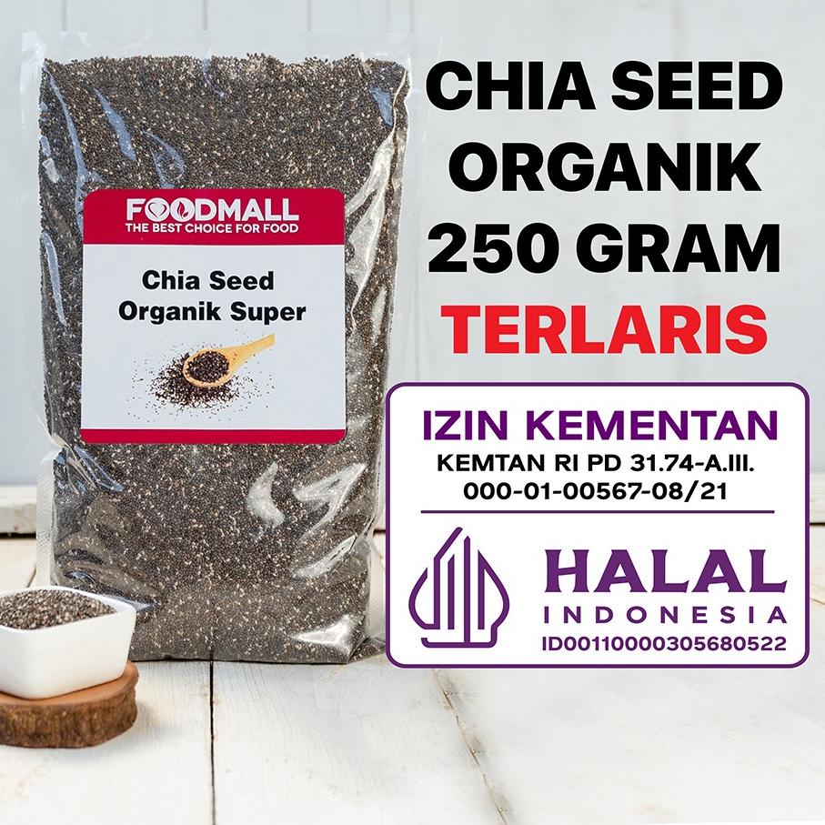 

♚ Organic Chia Seed 250 GRAM / Organik HALAL ♢