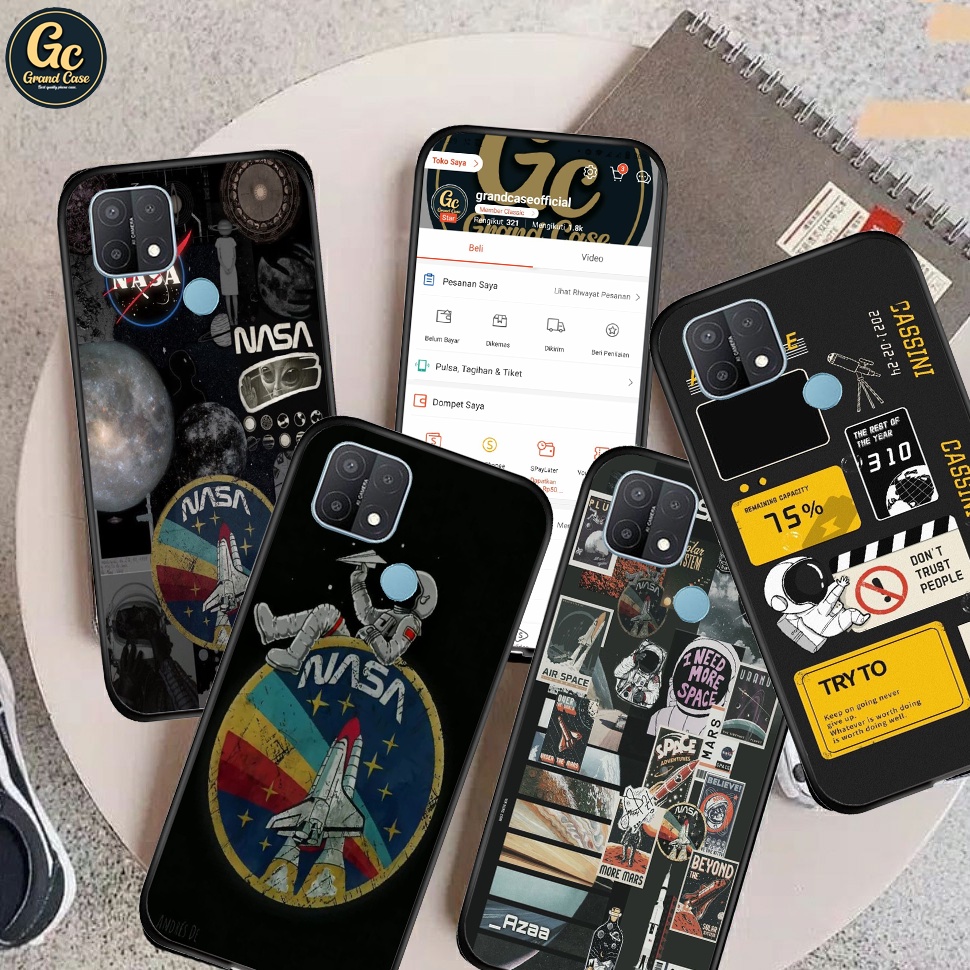 [GK-20] Softcase Kaca for Oppo A17 - Case Oppo 16 - Softcase OppoA17- Softcase Hp OppoA5s - Softcase