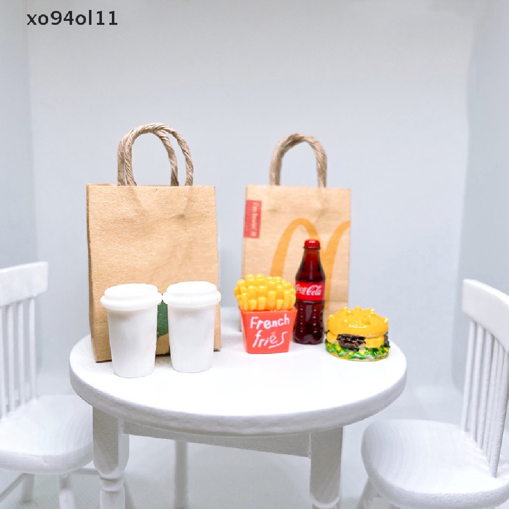 Xo Lucu Mini Miniatur Pemandangan Makanan Model Boneka Aksesoris Rumah Boneka Miniatur OL
