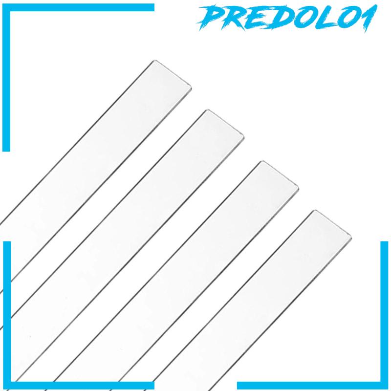 [Predolo1] 4x Flat Baking Tool Biscuit Balance Penggaris Baking Aman Digunakan Untuk Mie