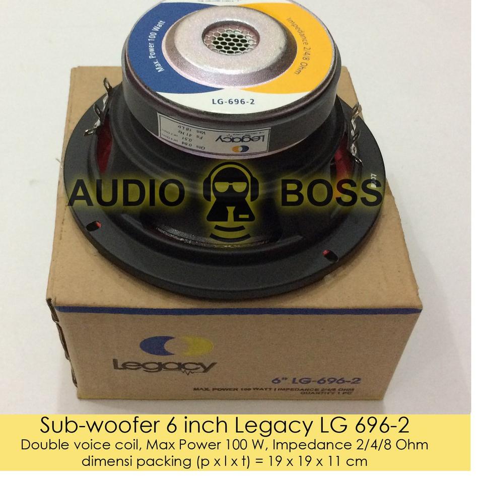 ℗ Speaker Subwoofer 6 inch Legacy LG 696-2 / Subwoofer 6" Legacy LG 696-2 Legacy LG 696 ➬