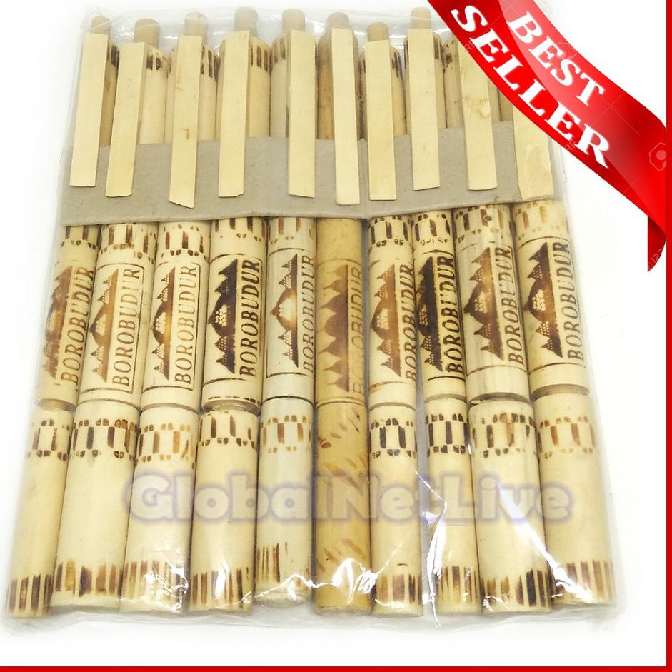 

Produsen Resmi Satu Kodi - 20 pcs Pulpen Bambu suvenir tradisonal khas