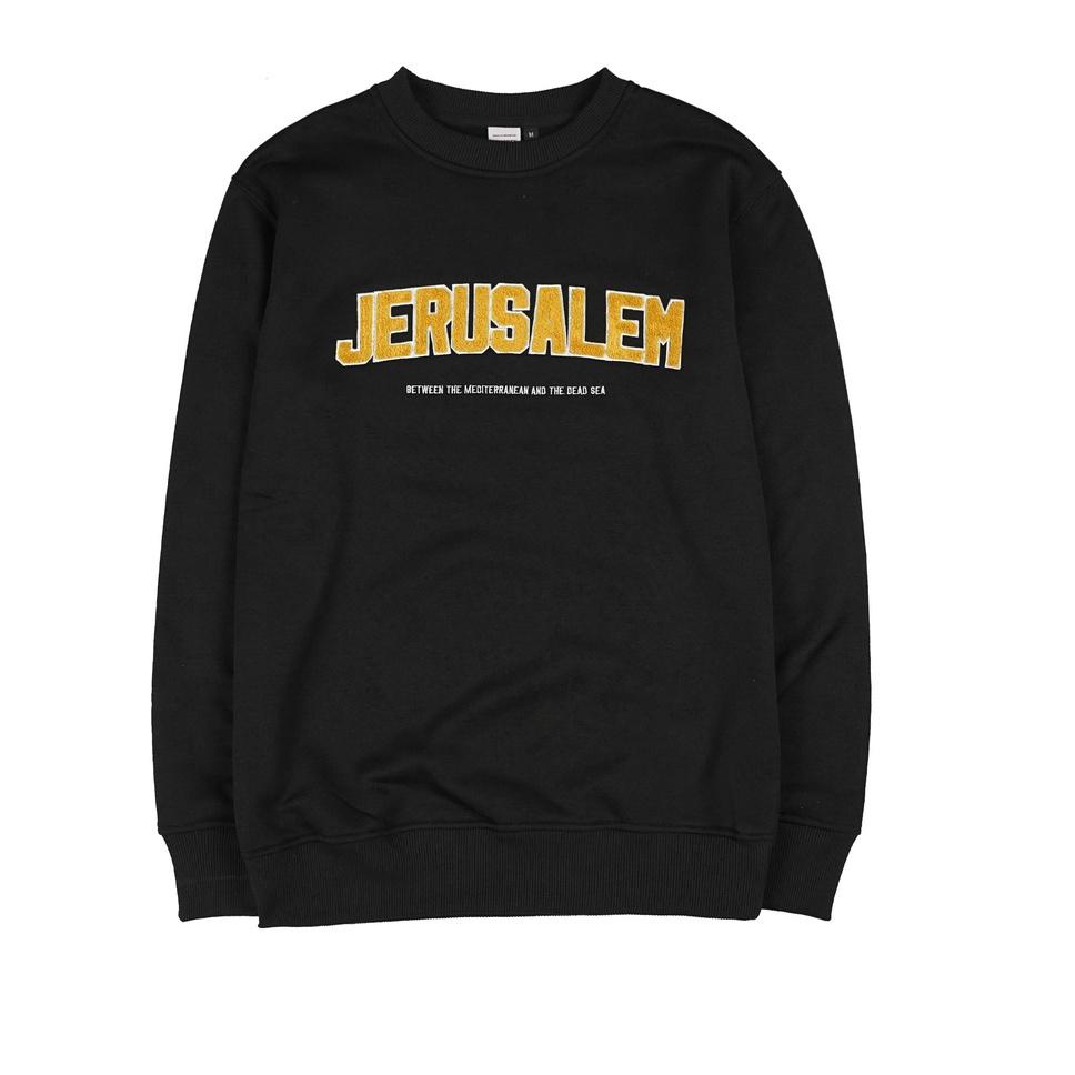 Murah Banget Noforty Project Sweater Crewneck Jerusalem Black