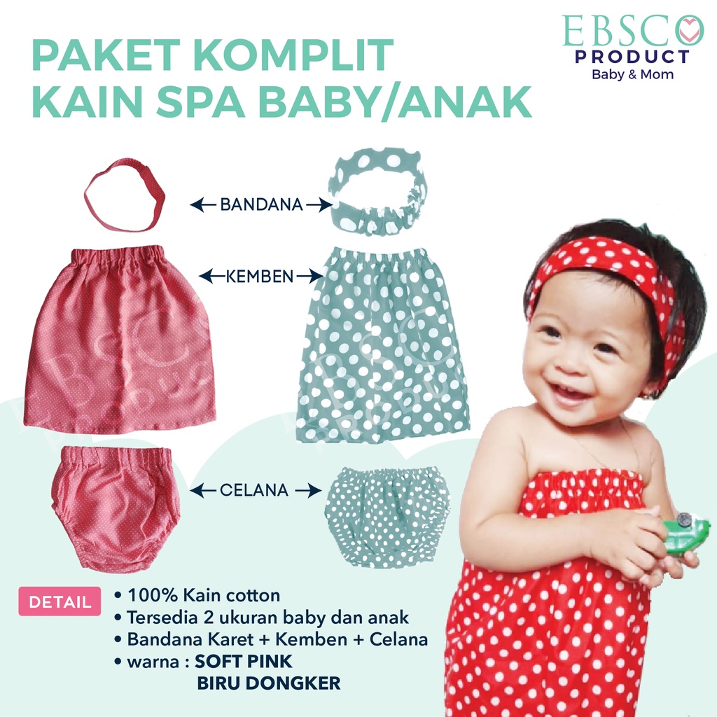 KAIN LULUR SPA PIJAT MANDI ANAK BAYI KEMBEN