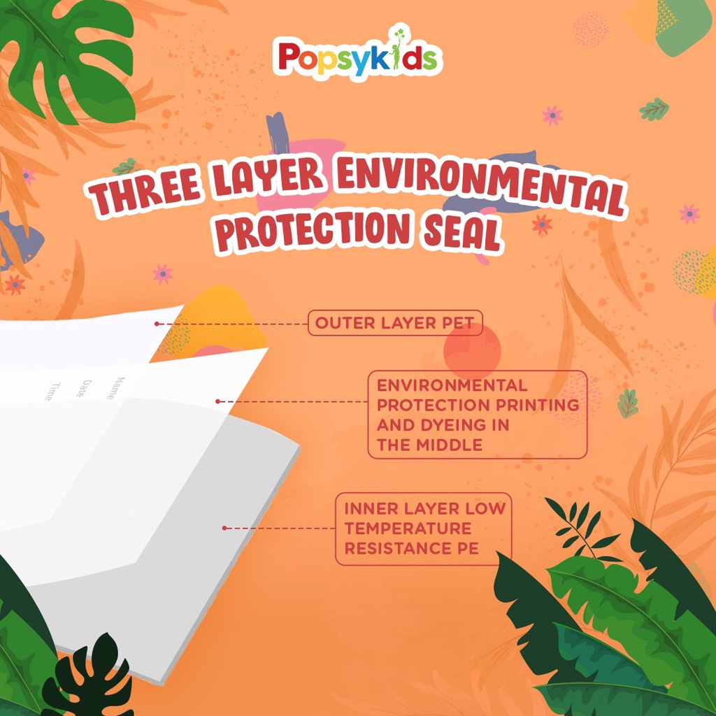 Popsykids Breast Milk Storage Bag – Kantong ASI 120ml Intelligent Temperature Sensing / Sensor Thermal