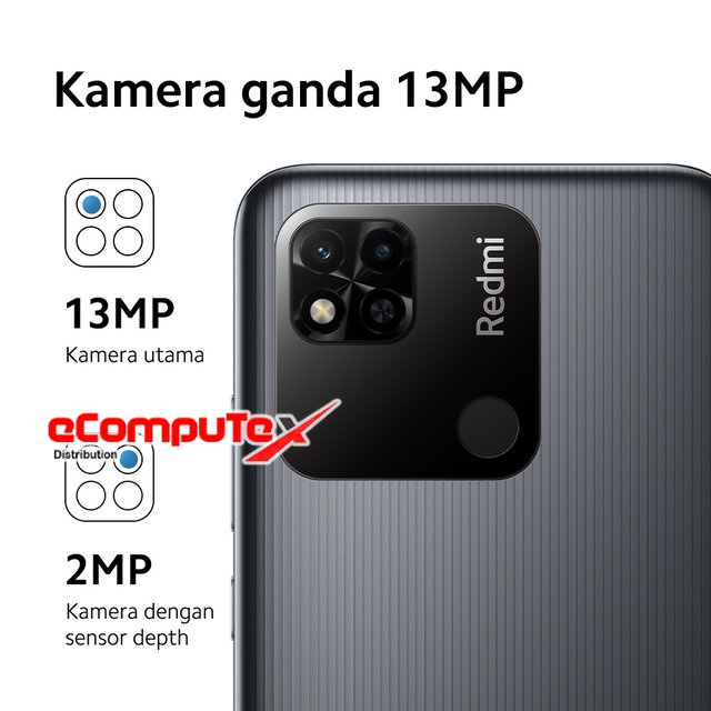 XIAOMI REDMI 10A 4/64GB HANDPHONE XIAOMI 4/64 GB GARANSI RESMI