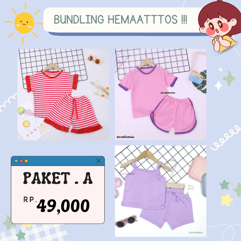 (GROUP BABY) Paket Baju Bayi Perempuan usia 3-18 bulan / TEBUS MURAH BUNDLING HEMAT Setelan Dress Baju Tidur Legging Anak Set Baby Dres Babycinnamon