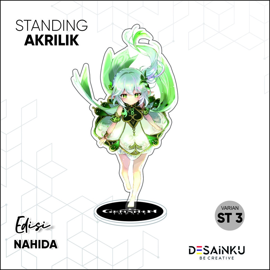 STANDEE / STAND FIGURE AKRILIK GENSHIN IMPACT EDISI NAHIDA