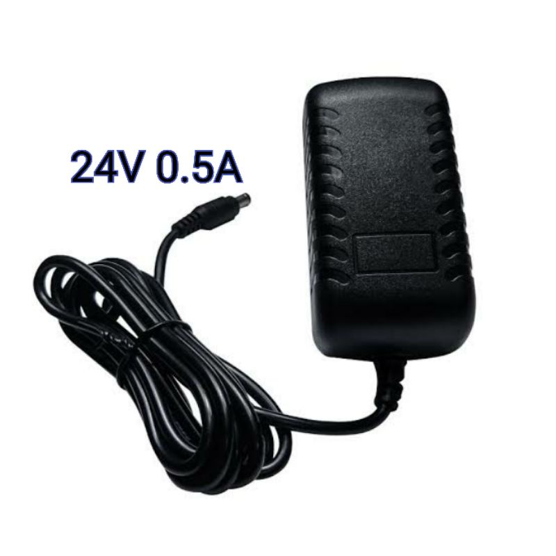 Adaptor Charger 24Volt 500mA Power supply AC DC 24V 0.5A