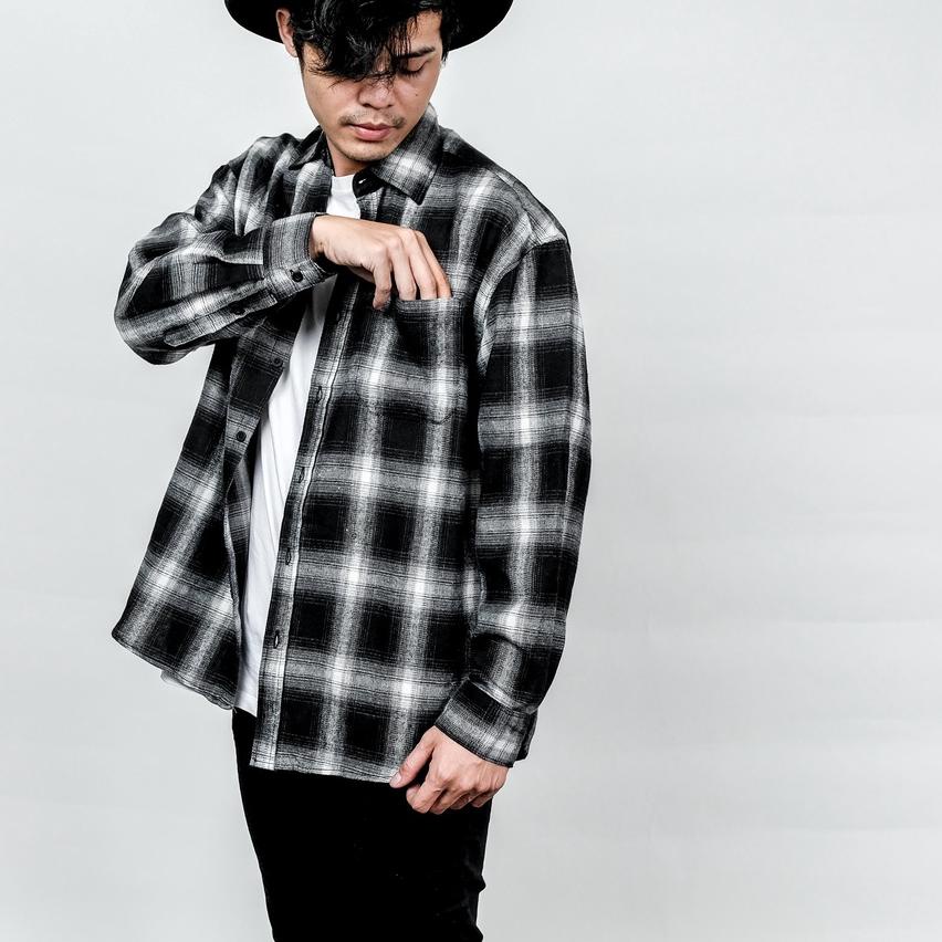 ♨ Bespoke project Kemeja flanel pria ♪