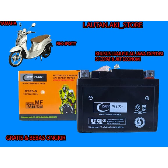AKI MOTOR YAMAHA FINO SPORTY AKI KERING 100% ORIGINAL