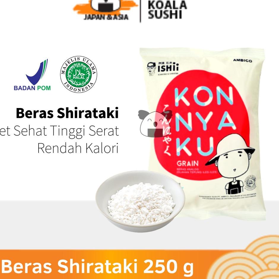 

➥ BERAS SHIRATAKI Low Carbo 250 g │ Diet Keto Rice Export Quality Ω