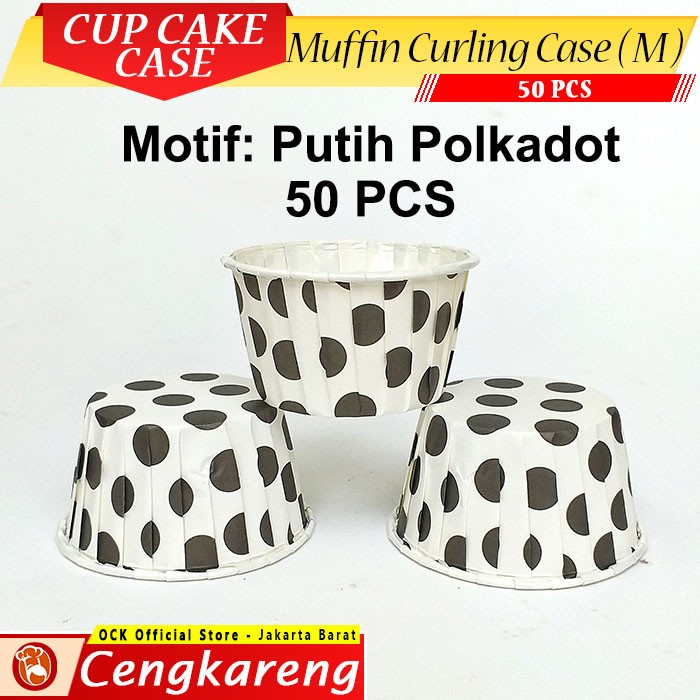 Kertas Baking Curling Muffin Cup Paper Size M ( 50 Pcs ) / Muffin Cup Cake Case M