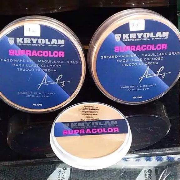 ➢ Faundation supracolor kryolan original 100% / alas bedak kryolan / krayolan alas ❂
