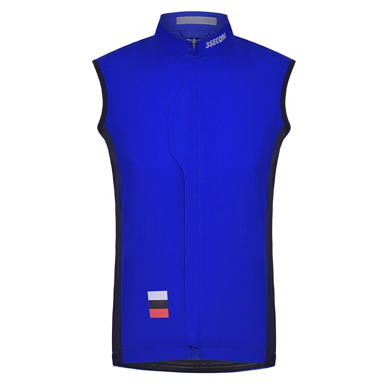 3Second Original Rompi Vest Sepeda Polyester Cycling Jersey Pria Biru 060521