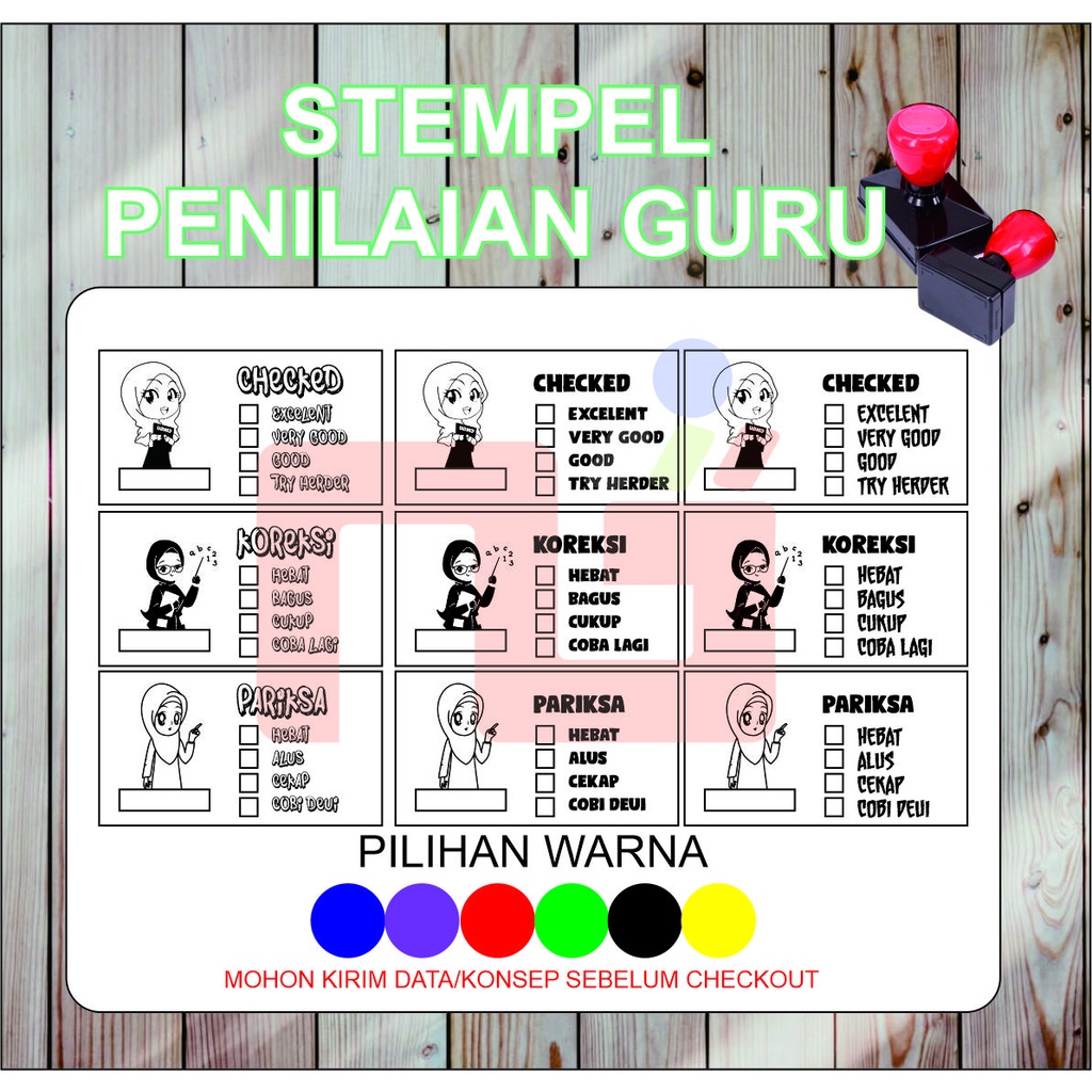 

STEMPEL PENILAIAN GURU