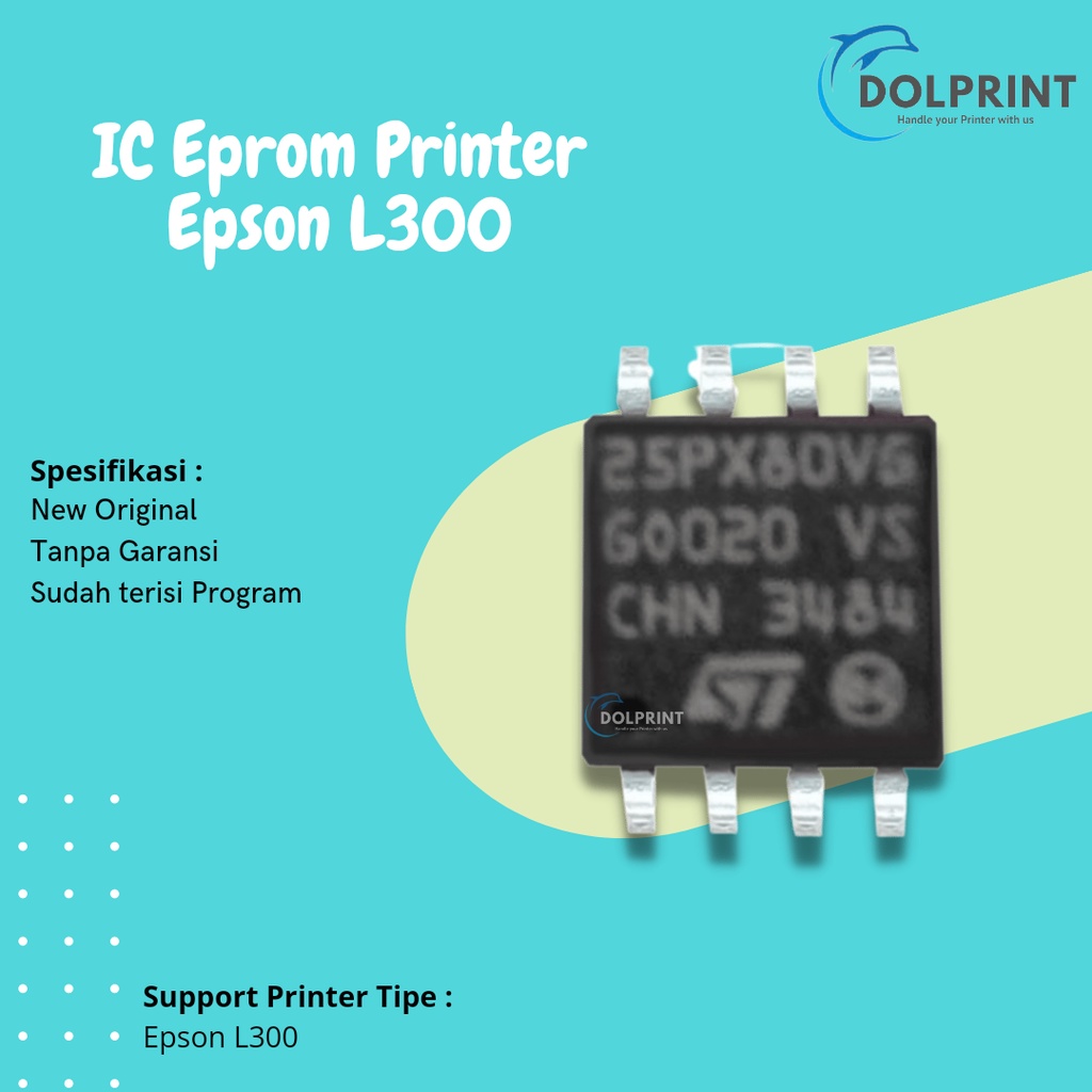 IC Eprom Epson L300, IC Eeprom Reset Epson L300, Resetter Printer Epson L300 New