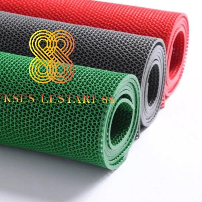 ☟ Keset Karpet Anti Slip Kamar Mandi Keset Wudhu Masjid  - Jaring Meteran ۞
