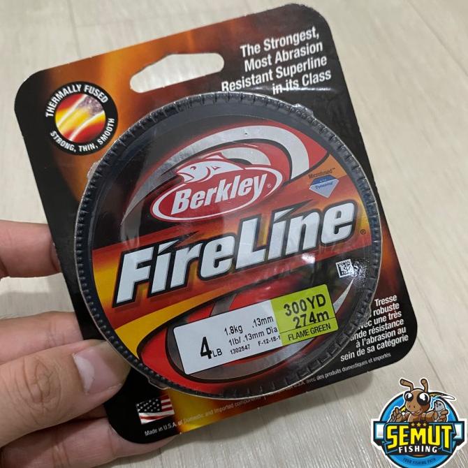 Pe Berkley Fireline 300Yd - Flame Green